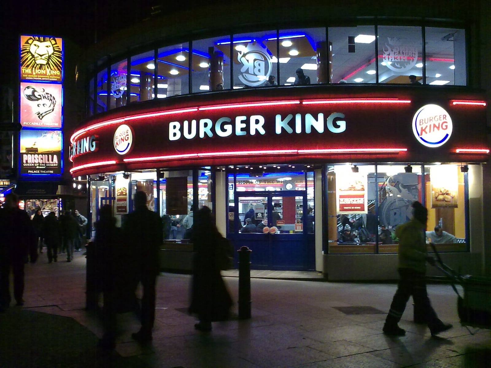 Burger King, Leicester Square, London