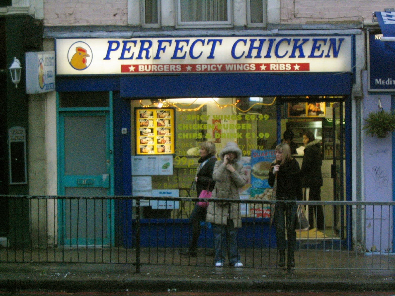 An independent fried-chicken shop, Archway, north London