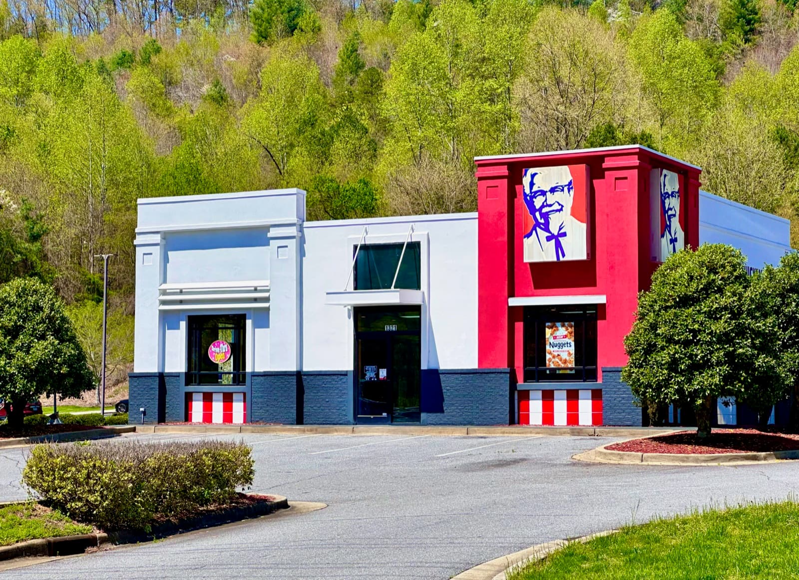 A modern KFC restaurant