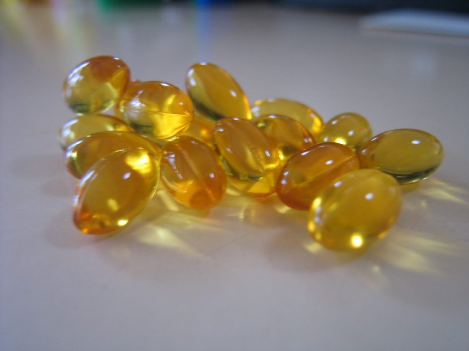 Supplement capsules — the category's default, medicine-coded format